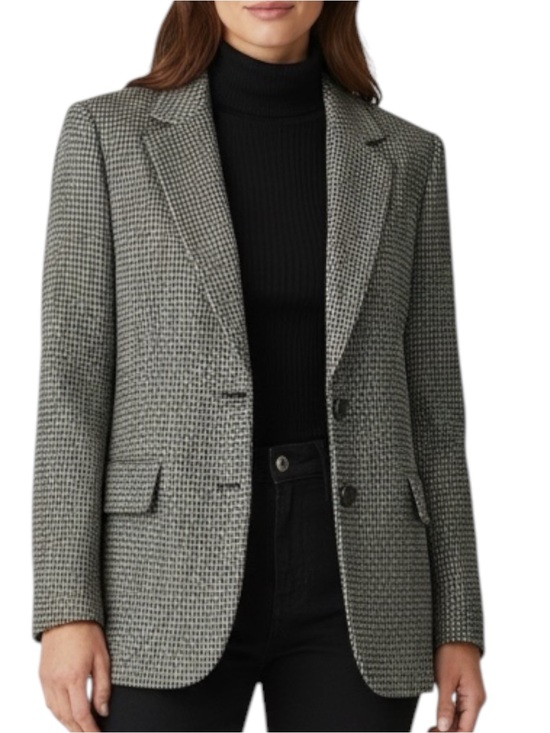 J. Tiktiner Jackets & Blazers - J. TIKTINER Made in France 3 Button Blazer in Tan/Brown Size 6 TALL — VINTAGE!!!